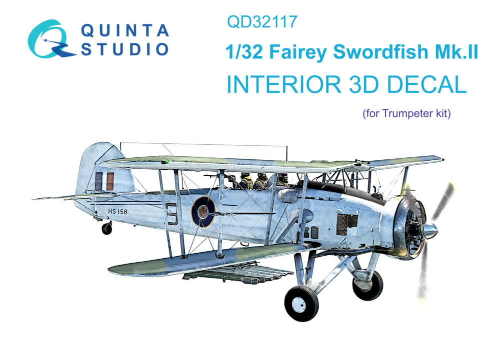 1/32 Fairey Swordfish Mk.II 3D-Printed&col.Inter.