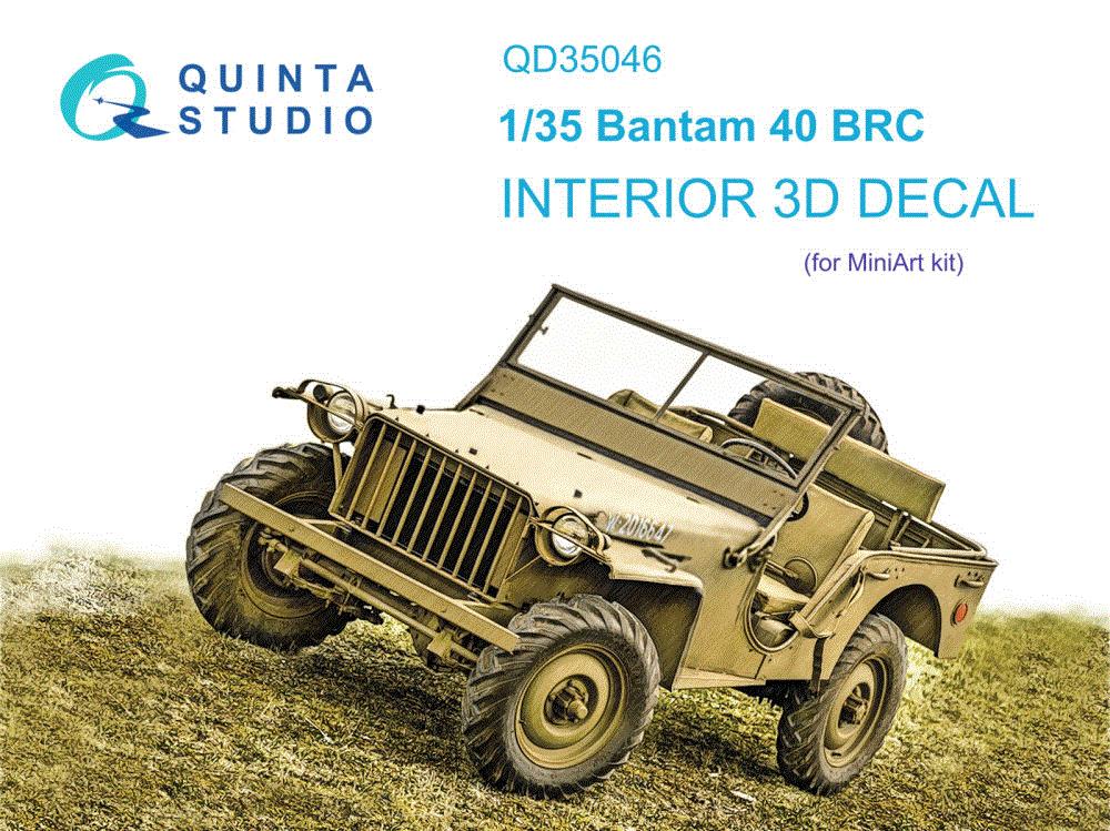 1/35 Bantam 40 BRC 3D-Printed&col.Interior (MINA)