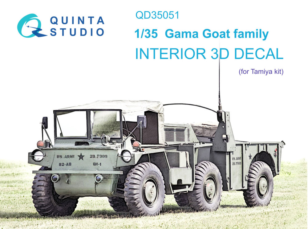 1/35 Gama Goat family 3D-Printed & col.Interior