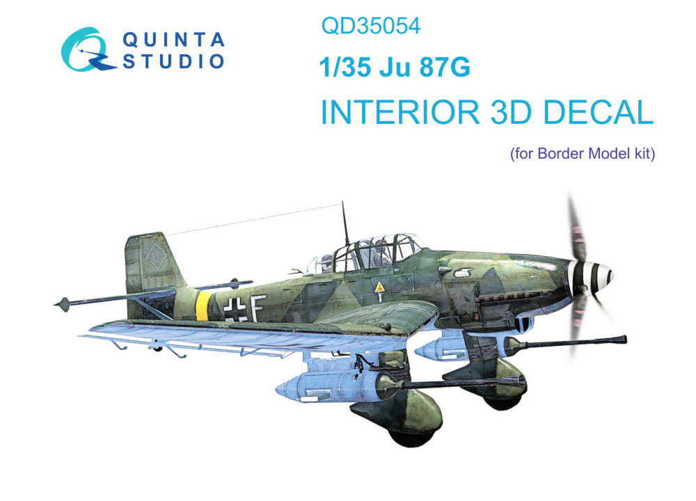 1/35 Ju 87G 3D-Printed & col.Interior (Border M.)