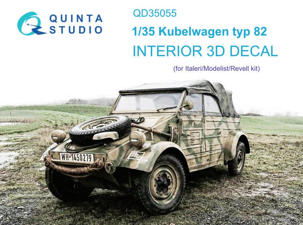 1/35 Kubelwagen typ 82 3D-Printed & col.Interior