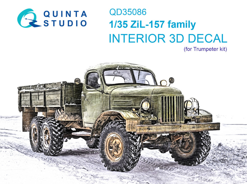1/35 ZiL-157 family 3D-Print & col. Inter. (TRUMP)
