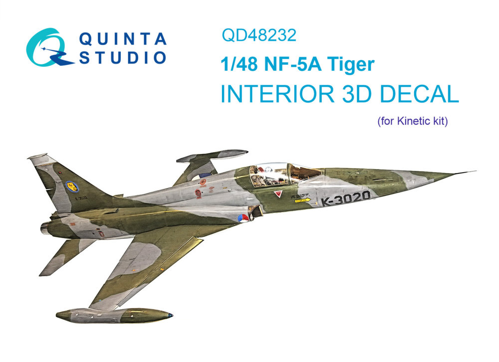 1/48 NF-5A 3D-Printed&col. Interior (KIN)