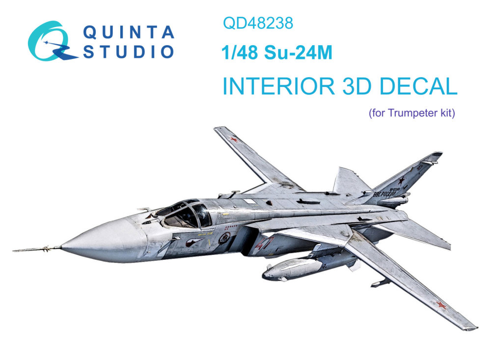 1/48 Su-24M 3D-Printed & col.Interior (TRUMP)