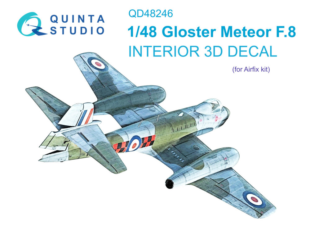 1/48 Meteor F.8 3D-Printed&col. Interior (AIRF)