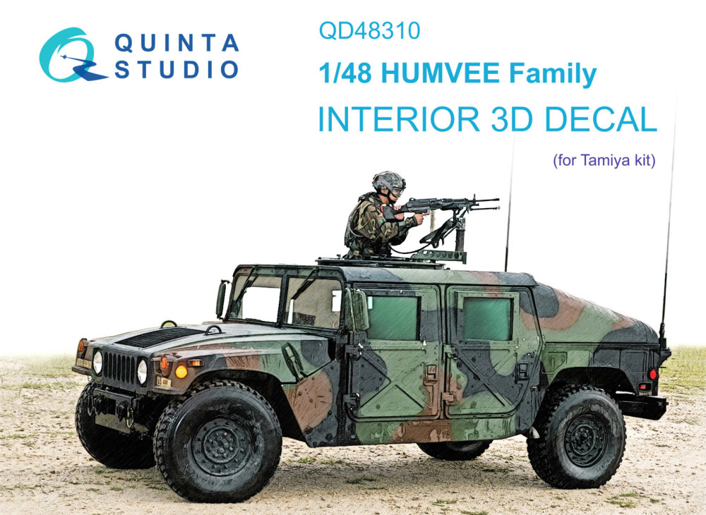 1/48 HUMVEE family 3D-Printed&col. Interior (TAM)