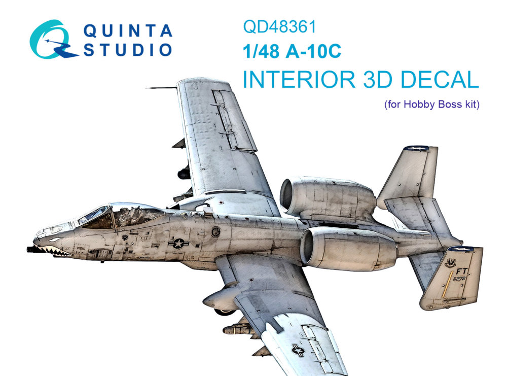 1/48 A-10C 3D-Printed&col. Interior (HOBBYB)