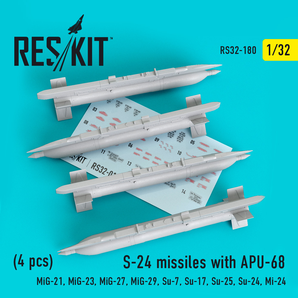 1/32 S-24 missiles with APU-68 (4 pcs.) 