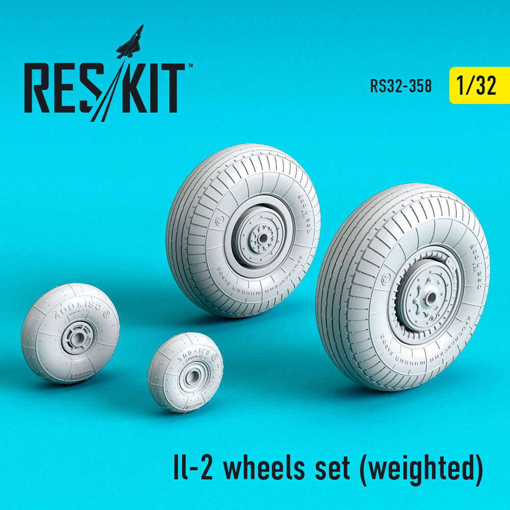 1/32 Il-2 wheels set (weighted) 