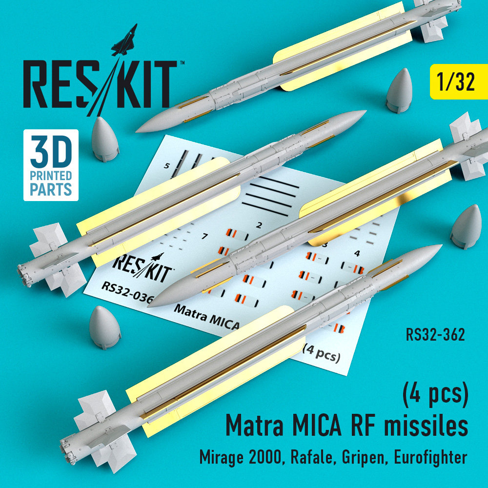 1/32 Matra MICA RF missiles (4 pcs.)