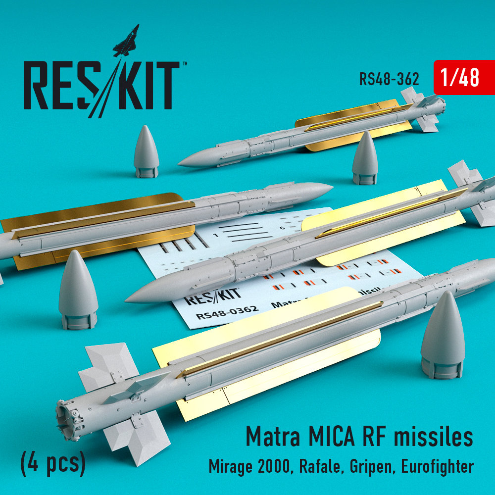 1/48 Matra MICA RF missiles (4 pcs.)