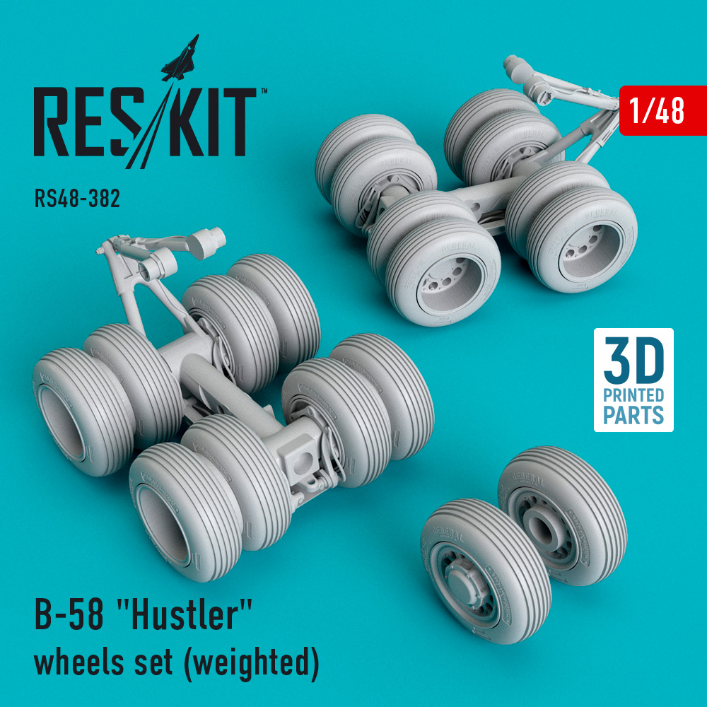 1/48 B-58 'Hustler' wheels set (weighted) 