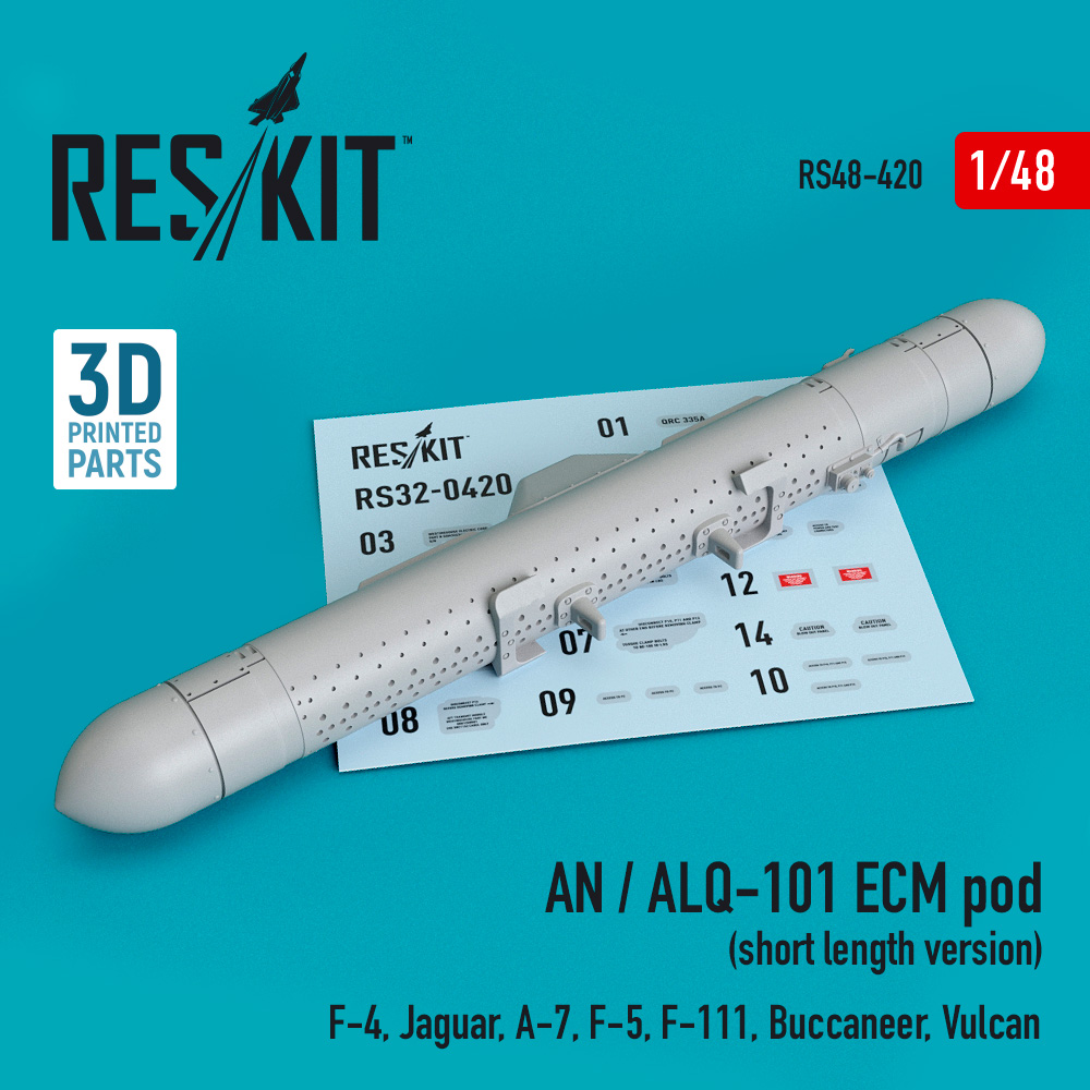 1/48 AN / ALQ-101 ECM pod short
