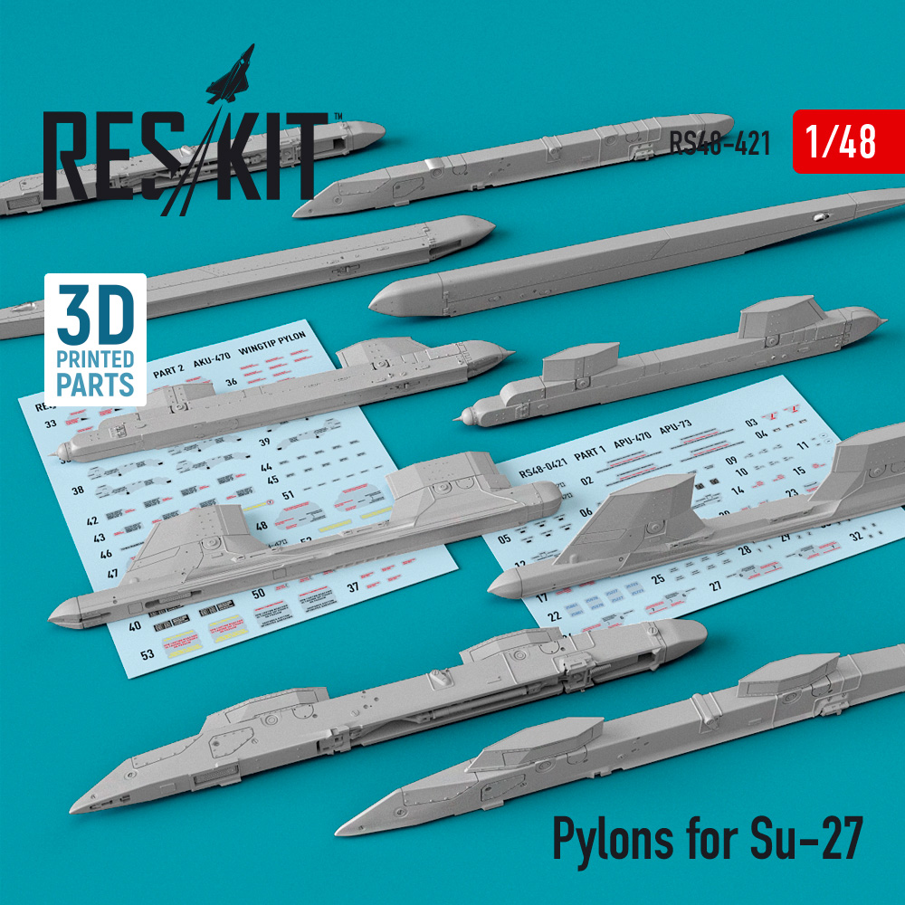 1/48 Pylons for Su-27