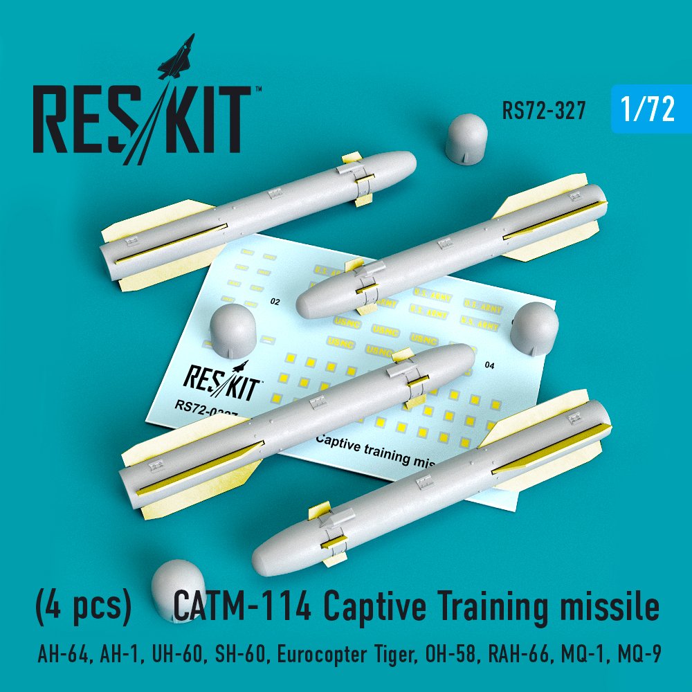 1/72 CATM-114 Captive Training missile (4 pcs.)