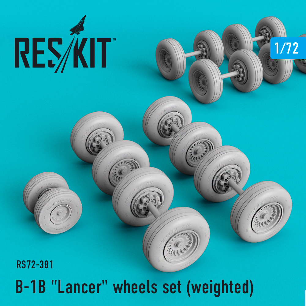 1/72 B-1B 'Lancer' wheels set (weighted) 