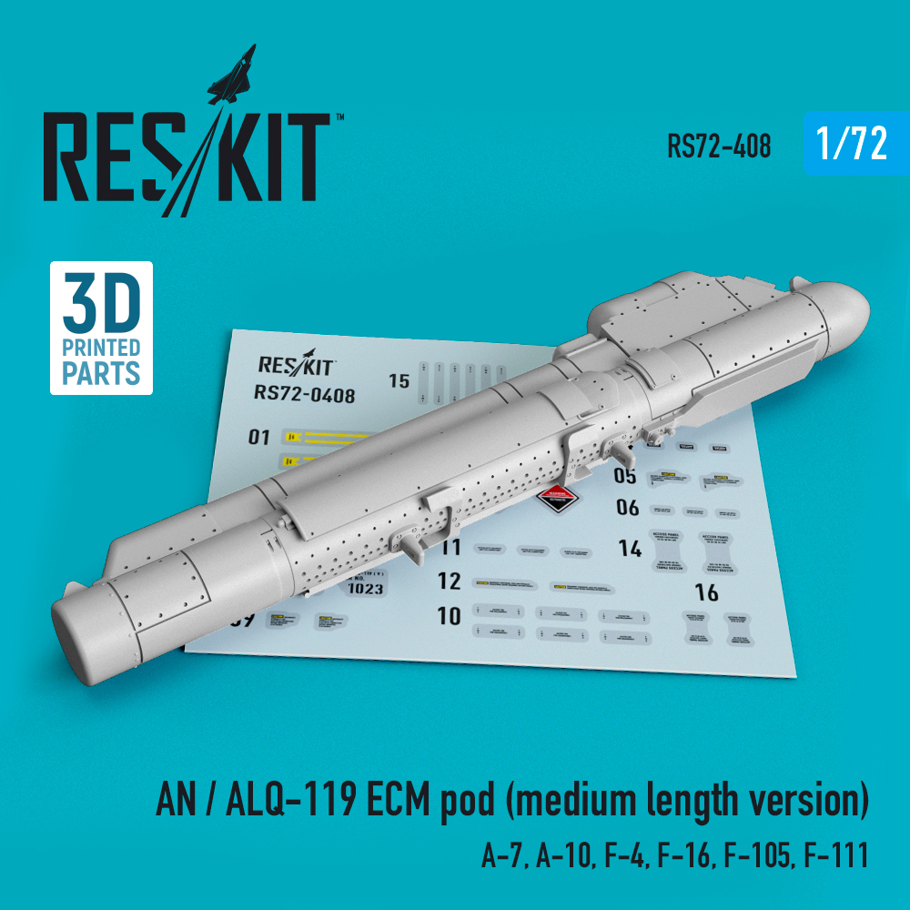 1/72 AN / ALQ-119 ECMpod (medium length version)