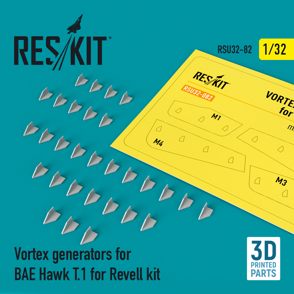 1/32 Vortex generators for BAE Hawk T.1 (REV) 3D