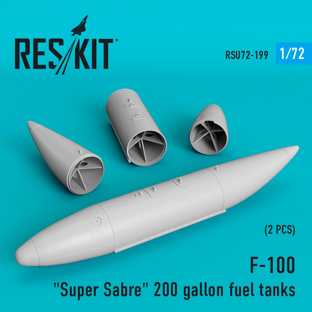 1/72 F-100 'Super Sabre' 200 gallon fuel tanks 