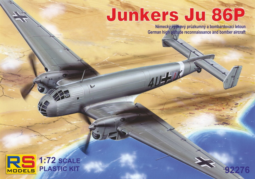1/72 Junkers Ju 86P (4x Luftwafe & RAF camo)