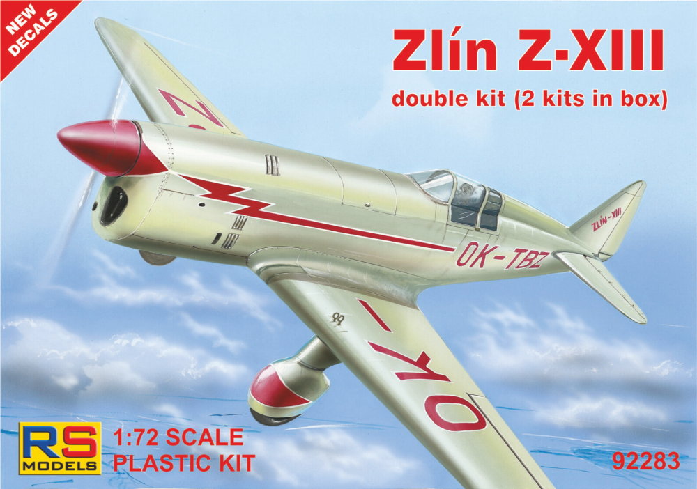 1/72 Zlin Z-XIII (4x camo) 2-in-1