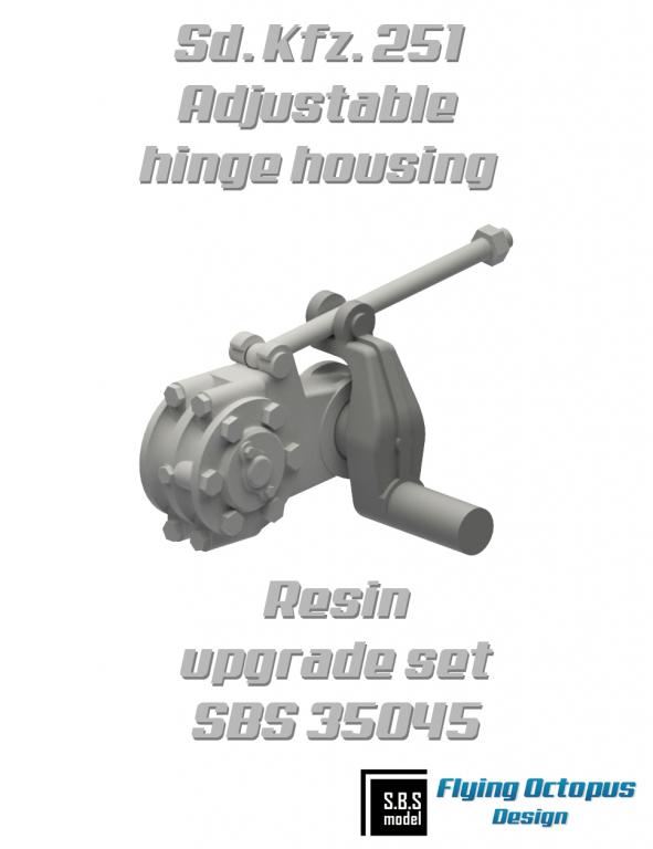 1/35 Sd.Kfz.251 Adjustable Hinge Housing (2 pcs.)