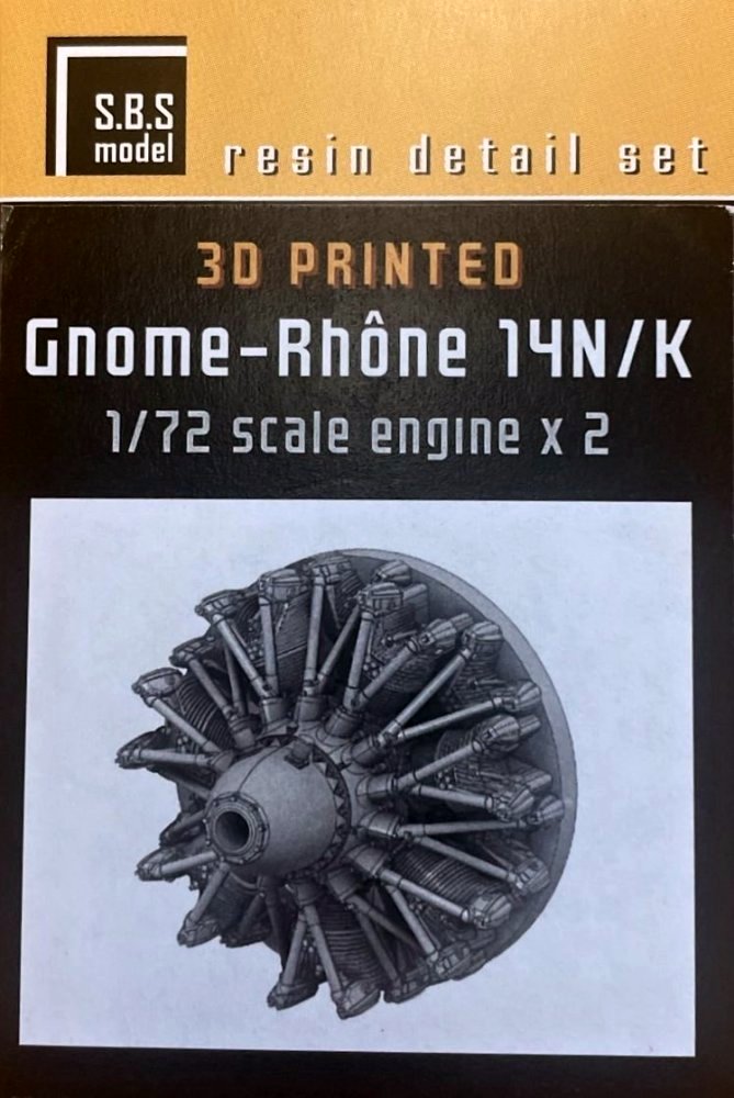 1/72 Gnome-Rhone 14N/K engine (2 pcs.)