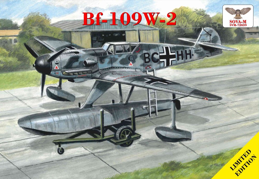 1/72 Messerschmitt Bf 109 W-2 (+ beach trolley)