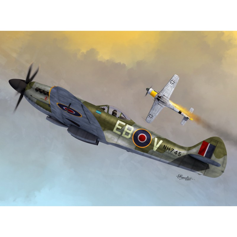 1/72 Spitfire Mk.XIV C/E Bubbletop (5 decal vers.)