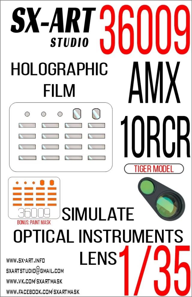 1/35 Holographic film AMX-10RCR (TIGER M.)
