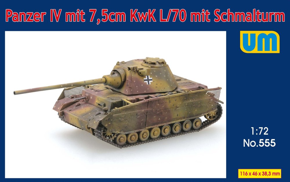 1/72 Panzer IV with 7,5cm KwK L/70 Schmaltrum