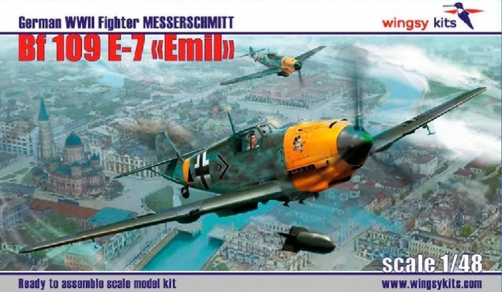 1/48 Messerschmitt Bf 109 E-7 German WWII Fighter