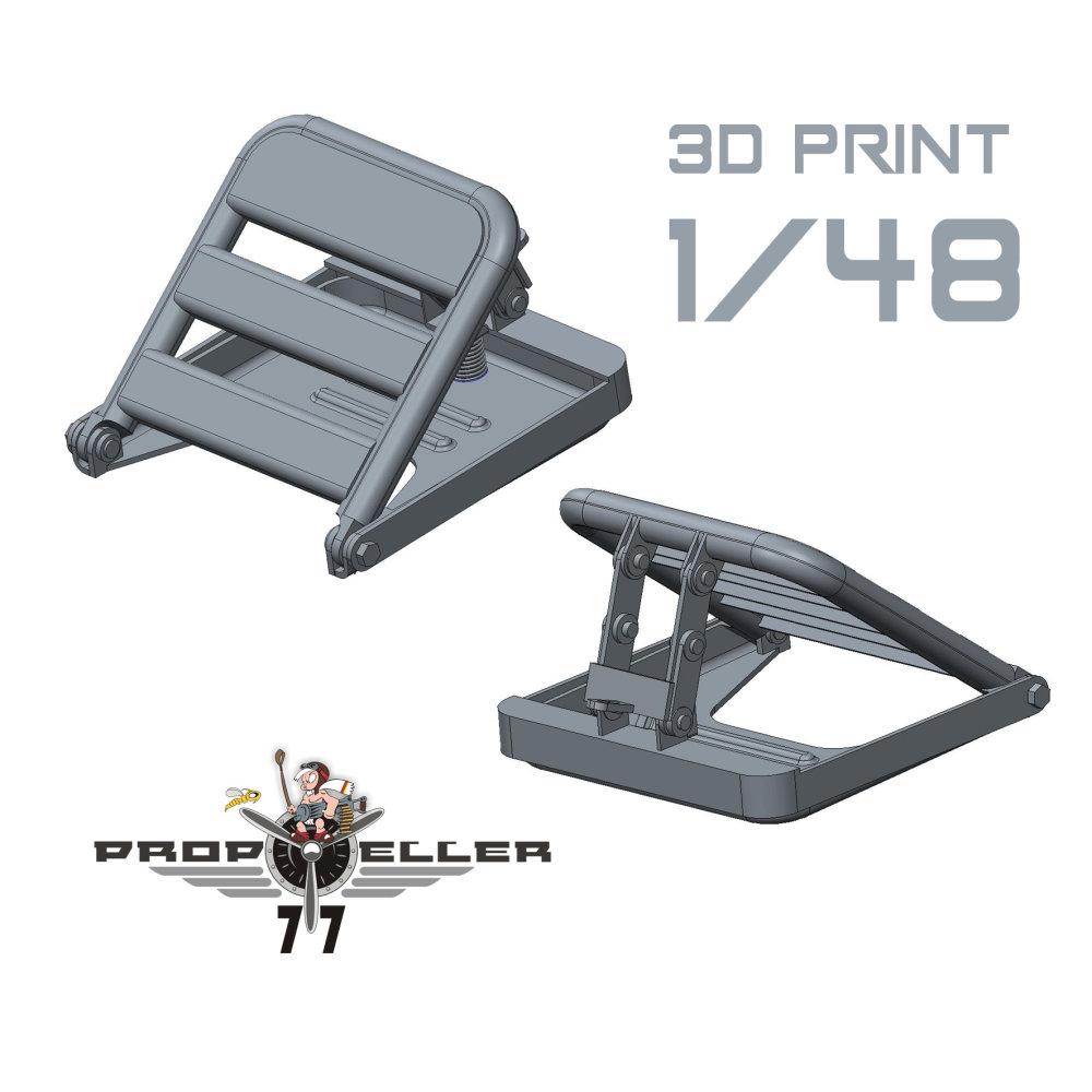 1/48 Luftwaffe wheel chocks (4 pcs.)