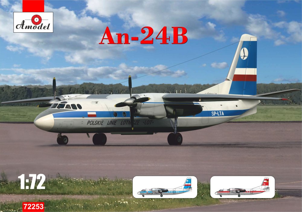 1/72 Antonov An-24B (LOT & INTERFLUG)