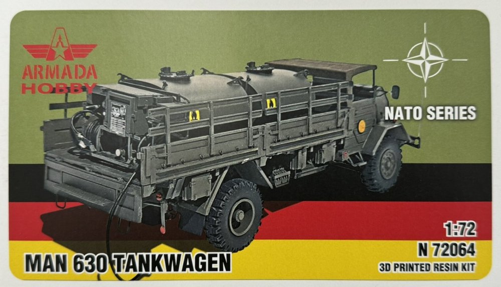 1/72 MAN 630 Tankwagen, NATO Series (3D resin kit)
