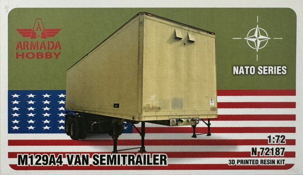 1/72 M129 A4 VAN Semitrailer, NATO Ser.(3D resin)