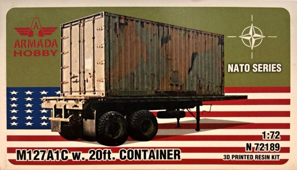 1/72 M127 A1C w.20ft. Container (3D resin)