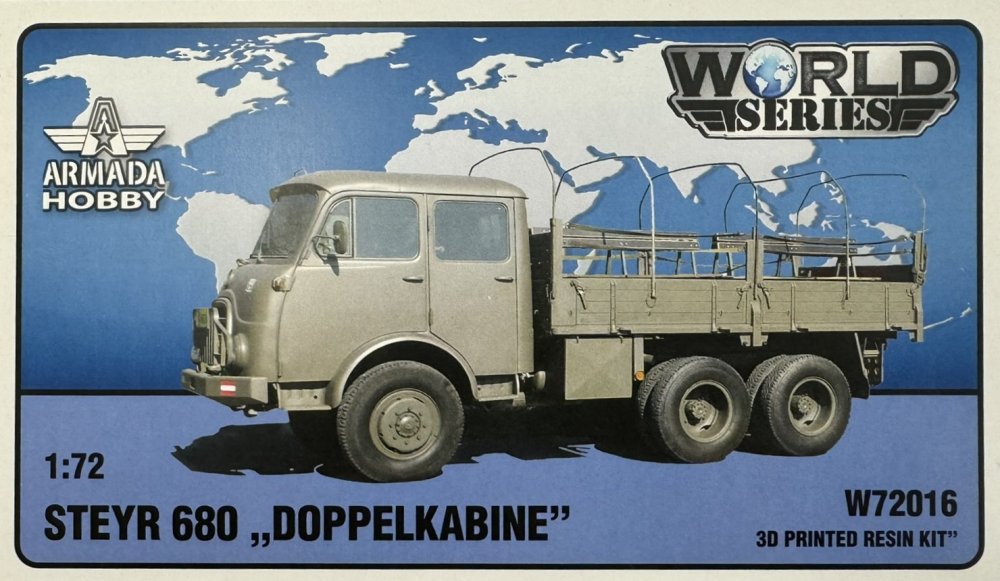 1/72 STEYR 680 'Doppelkabine' (3D resin)