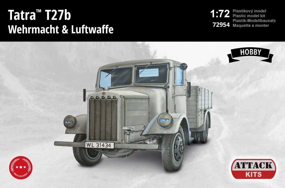 1/72 TATRA T27b Wehrmacht & Luftwaffe (HOBBY)