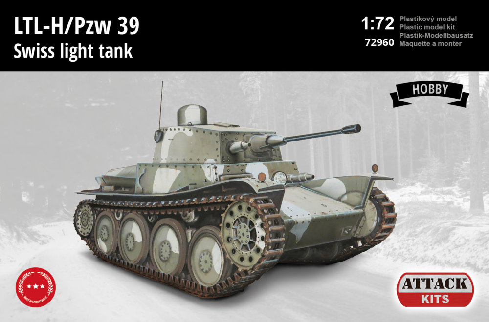 1/72 LTL-H/Pzw 39 Swiss Light Tank (HOBBY)