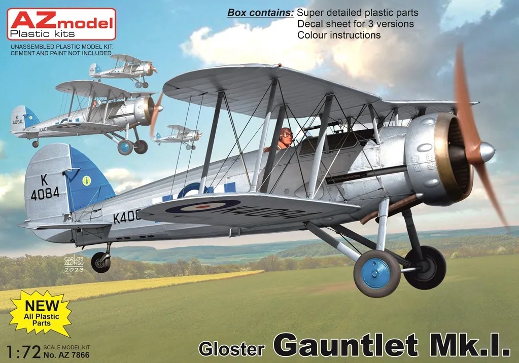 1/72 Gloster Gauntlet Mk.I (3x camo)