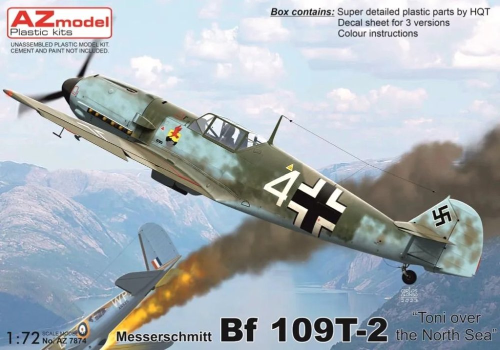 1/72 Bf 109T-2 'Toni over the North Sea' (3x camo)