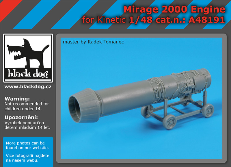 1/48 Mirage 2000 engine (KIN)