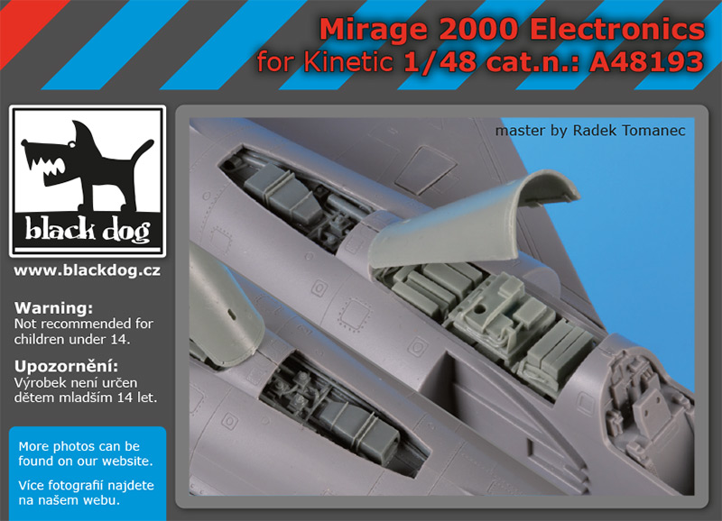 1/48 Mirage 2000 electronics (KIN)