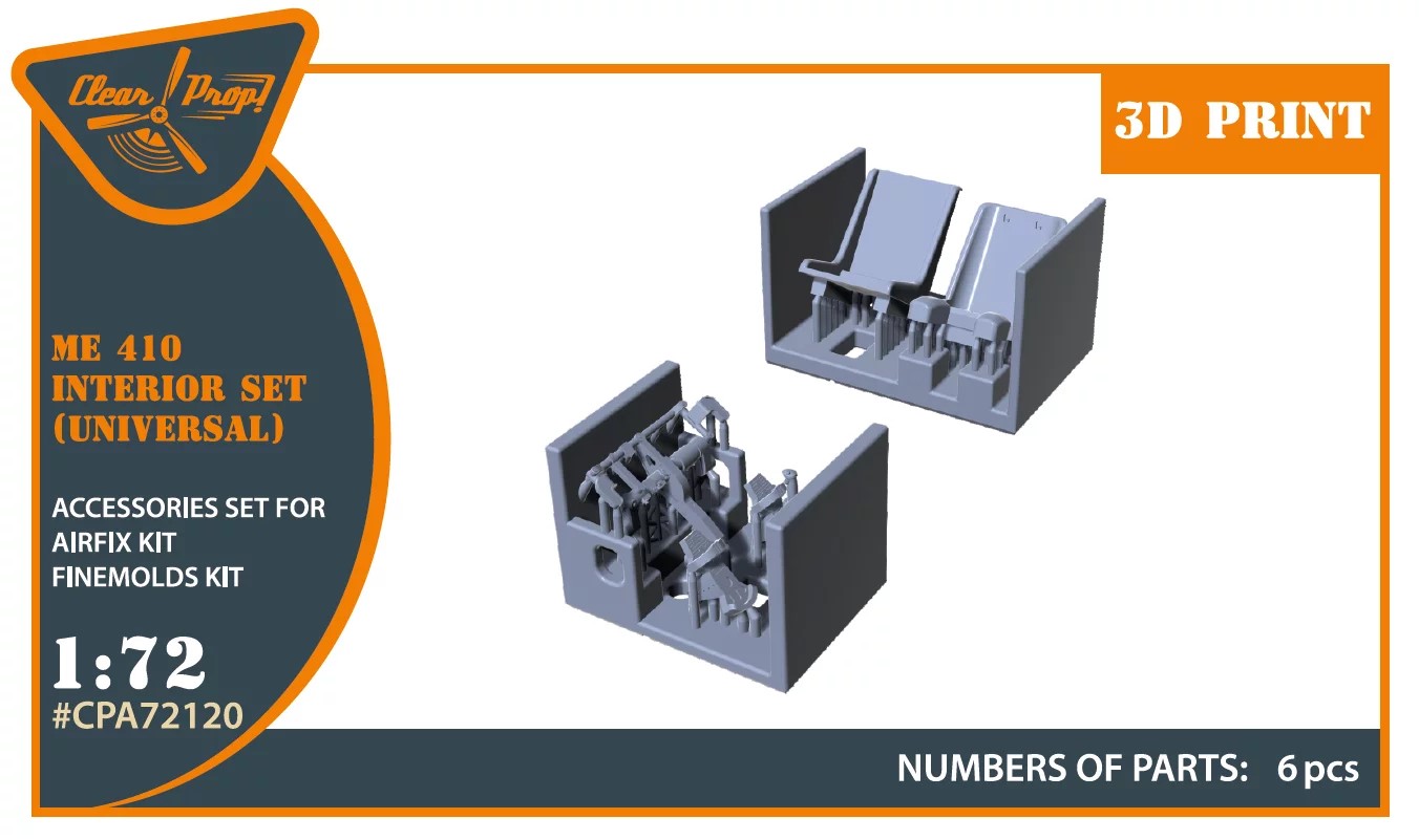 1/72 Me-410 B-1/U2/U4/R4 interior (AIRF/FINEM)
