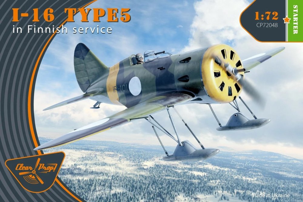 1/72 I-16 Type 5 in Finnish service (2x camo)