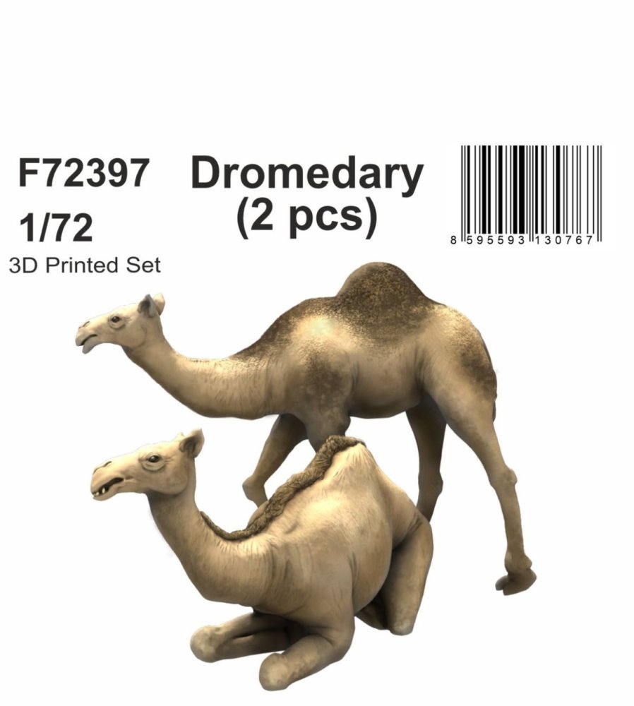 1/72 Dromedary, 2 pcs. (3D-Print)
