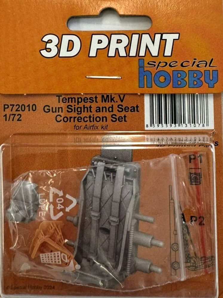 1/72 Tempest Mk.V Gun Sight&Seat Correction Set