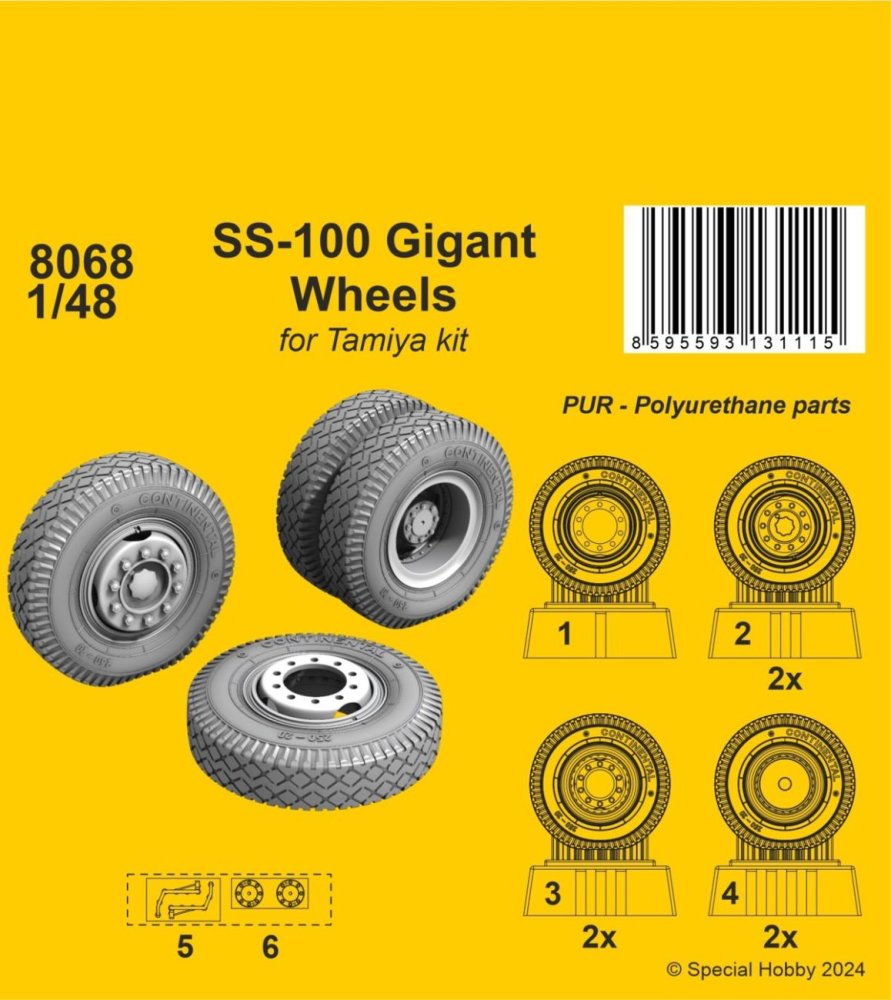 1/48 SS-100 Gigant Wheels (TAM)