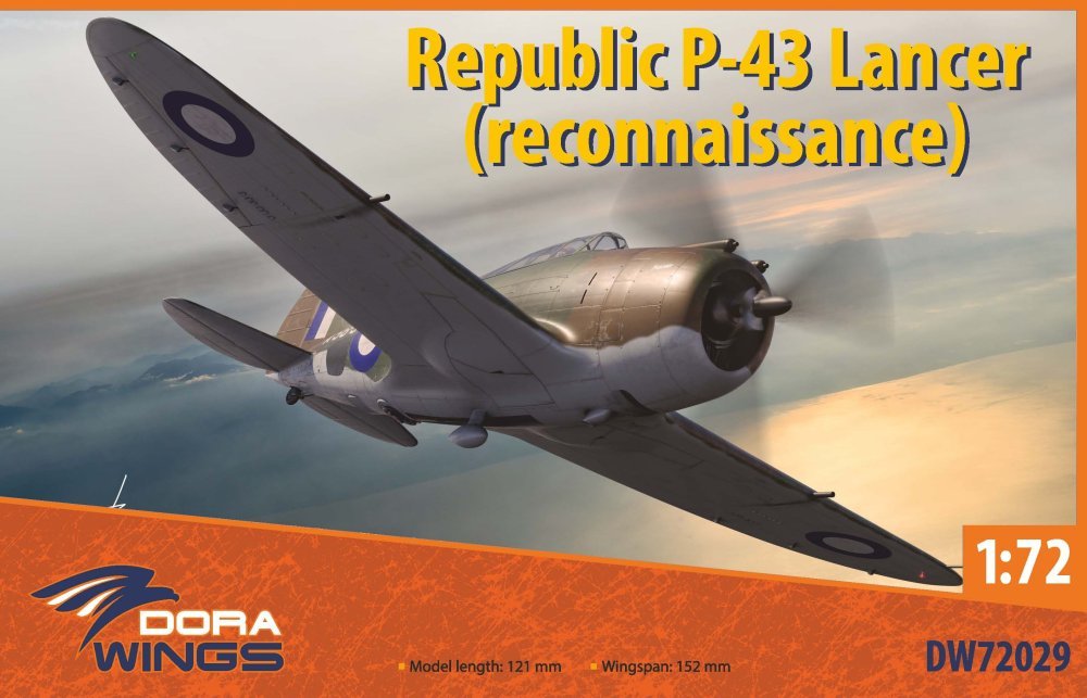 1/72 Republic P-43 Lance Recon